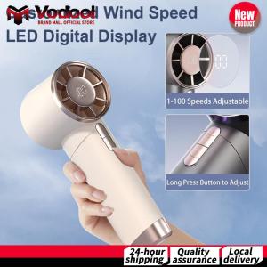 Portable Handheld Turbo Fan Desktop Cooling Fan 100 Gear Wind for Outdoor Travel