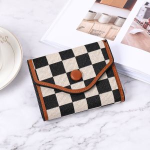 WEIYI DP036 s/d DP040 5 model dompet wanita dompet lipat Kualitas Premium bahan kulit kombinasi canva dompet wanita kecil dompet mini