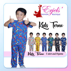 FOR BOY - KIDS TERNO Tshirt and Pajama Cotton Spandex Sleepwear KTP