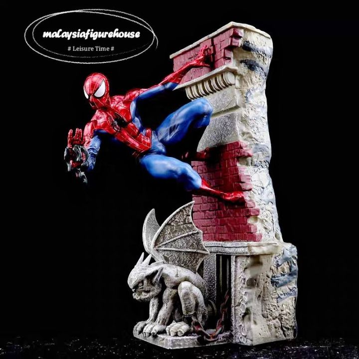 30CM MARVEL HEROES DXG AVENGER SPIDERMAN VENOM COPY RESIN FIGURE MODEL ...
