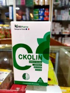 Ckolin Ginkgo Biloba NK Pháp - Giúp bổ não hoạt huyết tăng cường lưu thông máu lên não suy giảm trí nhớ giảm tai biến mạch máu não - Hộp 30 viên