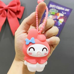Sanrio Original Bubble Blower Dolls Backpack Keychain Kuromi My Melody Stress Relief Toys Keychain