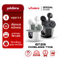 VIVAN  [สินค้าใหม่] รุ่น GT2S หูฟังบลูทูธ จอ LED เสียงเบสแน่น ลดเสียงรบกวน บลูทูธ 5.4 หูฟังกึ่งอินเอีย ไม่เจ็บหู แบตอึด. 