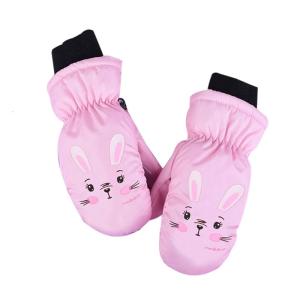 Trẻ em hoạ tiết thỏ găng tay trượt tuyết trẻ em găng tay Phong cách & chức năng găng tay trẻ em giữ tay ấm & tăng cường nắm Quà Tặng