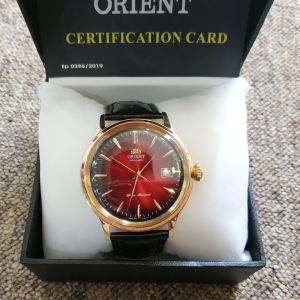 ĐỒNG HỒ NAM ORIENT BAMBINO MẶT KÍNH CONG VÒM DÂY DA KÍNH CHỐNG XƯỚC