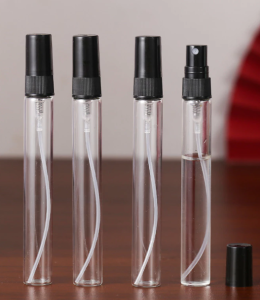 100pcs 10ml glass spray bottle SMOOTH TRANSPARENT