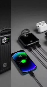 40000mAh With Type c cable fast charging phones LED display