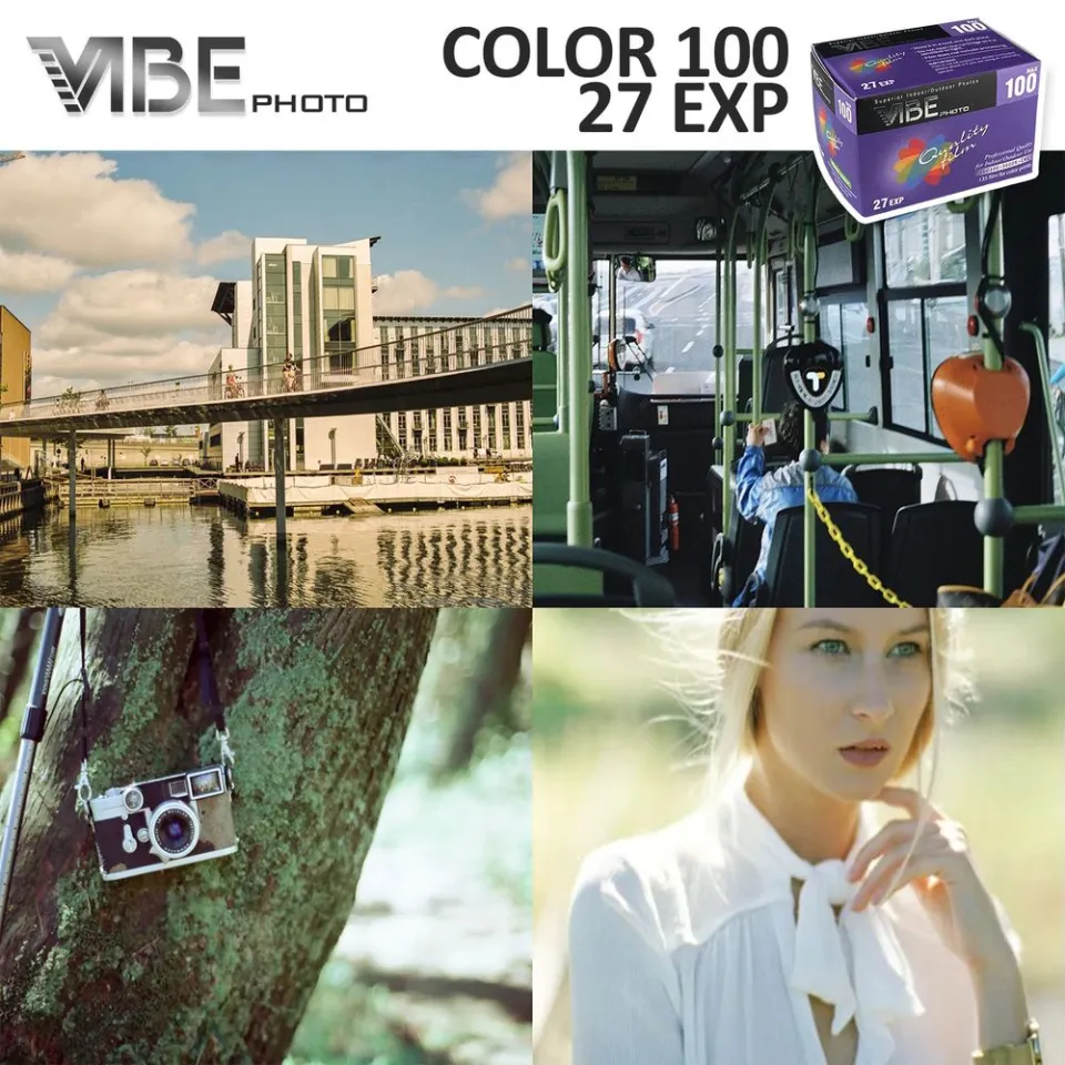 VIBE Colored and Black & White Negative Film 135 35mm MVP CAMERA