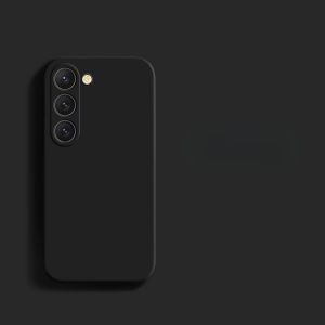 เคสโทรศัพท์แบบนิ่มที่เป็นซิลิโคนเหลวสี่เหลี่ยมสำหรับ Samsung Galaxy S23 S24ฝาปิดอัลตร้าพลัส FE