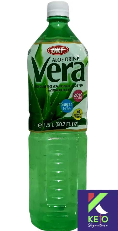 OKF Aloe Vera Sugar-Free Drink 1.5L Healthier Choice Organic Alternative  Plastic Bottles 1.5L Okf Beverage Brand Cupboard Storage - Lazada | Lazada  PH