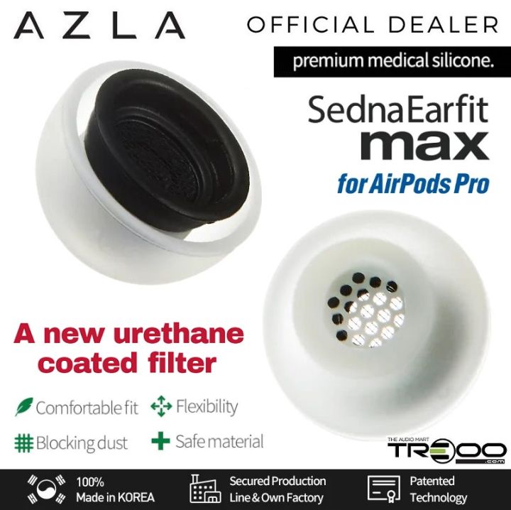AirPods Pro 2 本体 + AZLA SednaEarfit AZLA SednaEarfit XELASTEC for Airpods Pro 2nd & 1st Gen / 2
