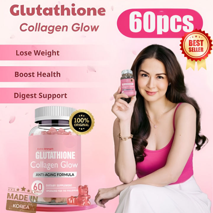 Glutathione Collagen Gummies Anti Aging Whitening Skin Collagen