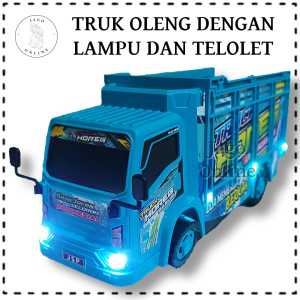 Mainan Anak Dump Truck Tanah Mobil Truk Oleng Telolet Basuri