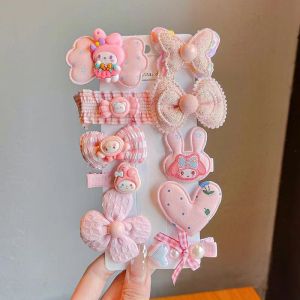 Jepit Rambut Anak set isi 10pcs Jepitan Anak Motif Bunga