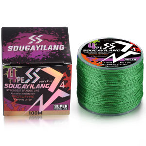 [COD]Sougayilang  18-66lb PE Braided Fishing Line 100M 300M 500M Super Strong Fishing Line 4 Stands Braided Fishing Line