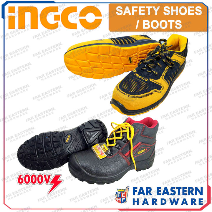 Ingco Safety Shoes Boots Steel Toe Cap Inht Lazada Ph 5382