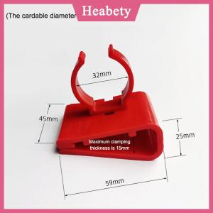 Heabety Aquarium LED ánh sáng chủ ống nước Hose mount bracket cố định Clip Fish Tank Hose kẹp chìm Fish Tank phụ kiện