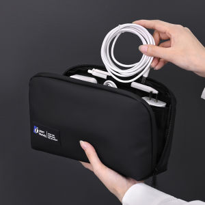 Sleek & Luxury Travel Organizer for Laptops & Chargers - Spacious & Portable Digital Cable Bag