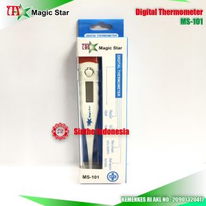 Thermometer Digital Magic Star / Alat Ukur Suhu Badan / Pengukur Temperatur MS 101
