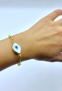 LCC Evil Eye Charm With Chain Bracelet High Quality Adjustable Bracelet For Women