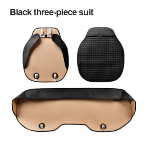 Universal Flax Car Seat Cover Front Rear Linen Fabric Cushion Breathable Seat Protector Mat Pad Auto Interior Accessories