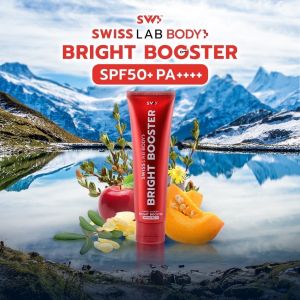 [1 หลอด] กันแดดสวิสแล็บบอดี้ SPF50+ PA++++ SwissLab Body Bright Booster