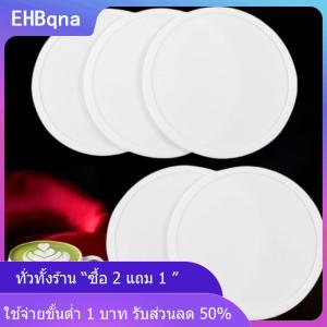 [COD] EHBqna KITCHEN ที่รองแก้วซิลิโคนกันลื่นชุดถาดรองแก้วสีดำขนาดใหญ่สำหรับเครื่องดื่มกลางแจ้งป้องกันรอยเปื้อนและทนความร้อน