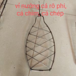 FREESHIP MAX-CAM KẾT GIÁ TỐT-Vỉ cá rô phi quay lu vỉ nướng cá chim cá chép cá riêu hồng nướng lu/ vỉ cá nướng lu