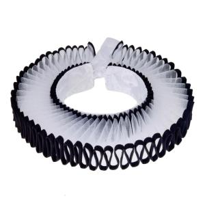 Handmade Ruffle cổ áo ruff cổ áo Vòng cổ điều chỉnh được cho masquerades bên cosplay tổ chức sự kiện trang phục khăn choàng cổ tất cả các tuổi
