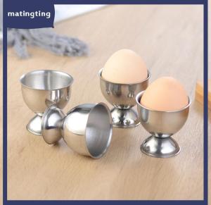 matingting Thép không gỉ luộc trứng ly đứng giá trứng chủ giữ trứng công cụ nấu ăn