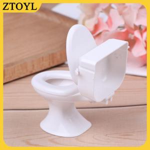 ZTOYL Đồ nội thất nhà búp bê đồ chơi thu nhỏ nhà vệ sinh phòng tắm cổ điển phụ kiện búp bê