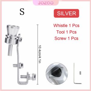 Jozoo Car exhaust pipe sound Whistler wave simulator Exhaust Accessories Universal Turbo Sound Whistle Exhaust Pipe
