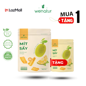 [MUA 1 TẶNG 1] Mít Sấy Giòn Nguyên Chất wenatur 200g (tặng 1 mít sấy giòn nguyên chất 100g)