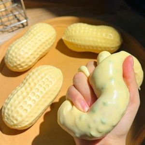 Crispy Mango Stress Ball Crunchy Squeeze Ball Squishy Toy Buttery-Soft Feel Fidget Toy ASMR Sensory Anti Stress Toys for Kids & Adults 