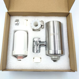 เครื่องกรองน้ำก๊อกน้ำสเตนเลสสตีลก็อกน้ำห้องครัวกรองน้ำล้างทำความสะอาดได้สำหรับใช้ในครัวเรือน