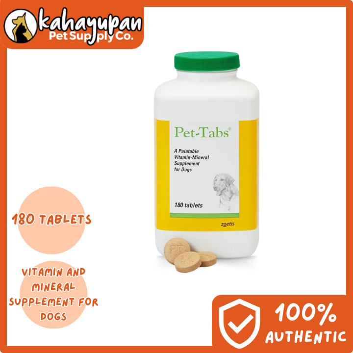 Pet Tabs Complete Daily Multivitamins for Dogs (180 tablets)