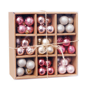 【3cm/99pcs Set】Christmas decorations Christmas ball gift box set Christmas tree pendants