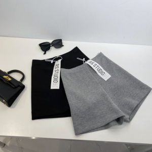 <1220> ใส่ด้านนอกได้ ! กางเกงขาสั้นขี่จักรยานนุ่มระบายอากาศ กางเกงกีฬาโยคะร้อน กางเกงสามส่วนเอวสูงปลอดภัยผู้หญิง