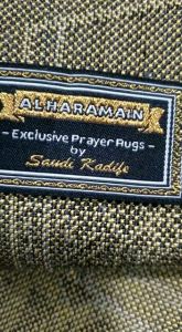 Sajadah Muka Exlusive ALHARAMAIN KISWAH TEBAL RUMBAI KEPANG