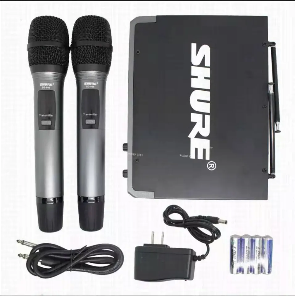 Shure SG 800 2 Channel UHF Professional Wireless Microphone System