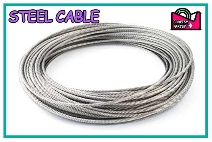 (PER ROLL 500m) Galvanized Steel Cable/ Steel Cable 3mm 5mm 6mm 1/8