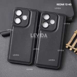 Softcase Leather Pro Macaron Black Redmi 13 4G Redmi 13X