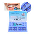 ORIGINAL BRACKET BEHEL METALIC METAL BRIGHT FANCY MINI KEMASAN BOX BIRU // MBT Mini Ortho Mesh Base HOOK ON 345 022 // Bracket Kawat Gigi Metalic Ortho Untuk Perawatan / Perbaikan / Braces Orthodontic Ortho / Behelldental. 