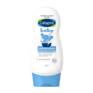 Sữa tắm gội Cetaphil 400ml cho trẻ em chứa các thành phần tự nhiên từ Calendula hữu cơ giúp làm sạch bụi bẩn trên bề mặt da bé