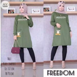 YOKONYOHA 1 KAOS TUNIK BABY TERRY PREMIUM IMPORT /TUNIK WANITA MUSLIMAH  KANTONG SATU/ bisa COD/ ATASAN TANGAN PANJANG WANITA / TUNIK 0VER SIZE JUMBO  KAOoS TUNIK MODEL TERBARU KEKINIAN 2020 MURAH BANGAT TERLARIS