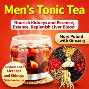 【Hot】Mens 5 Treasure Tea Ginseng Mulberry Black Wolfberry Healthy Nourishing Energy [In Stock]