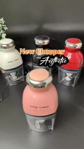 SwissThomas Capsule Food Chopper 900ML Blender Cutter Spin Grinder Mixer Juicer Food Processor Choper Pengisar Pengadun
