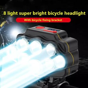Original genuine bicycle light XPG bright headlight USB rechargeable strong light super bright night riding headlight waterproof riding equipment LED headlight bicycle accessories