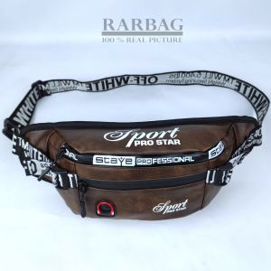 AMSTAR POLO TAS SELEMPANG PRIA WANITA WATERPROOF WAISTBAG TAS PINGGANG TERBARU