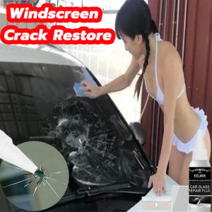 【30ML+Blade+Tempered Film】glass glue crack repair windshield repair kit  windshield scratch remover glass repair kit cracked broken glass repair liquid scratch remover windshield windshield crack repair fluid windshield crack repair kit original